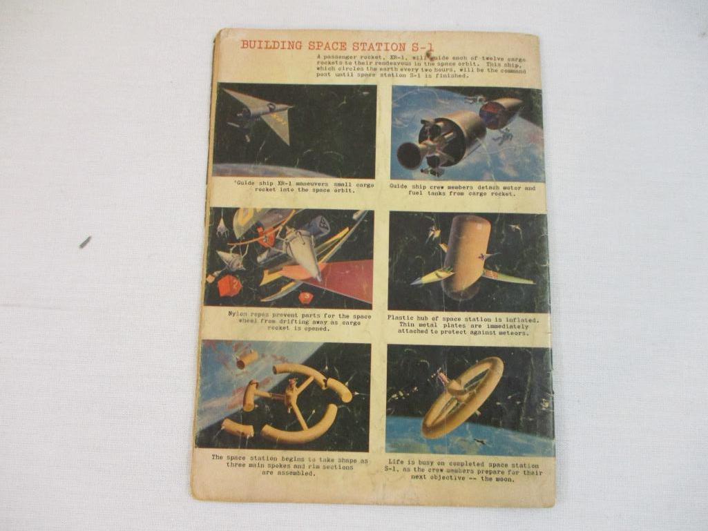 Three Vintage Comic Books including 1956 Walt Disney's Man in Space No. 716, 1974 Whitman UFO Flying