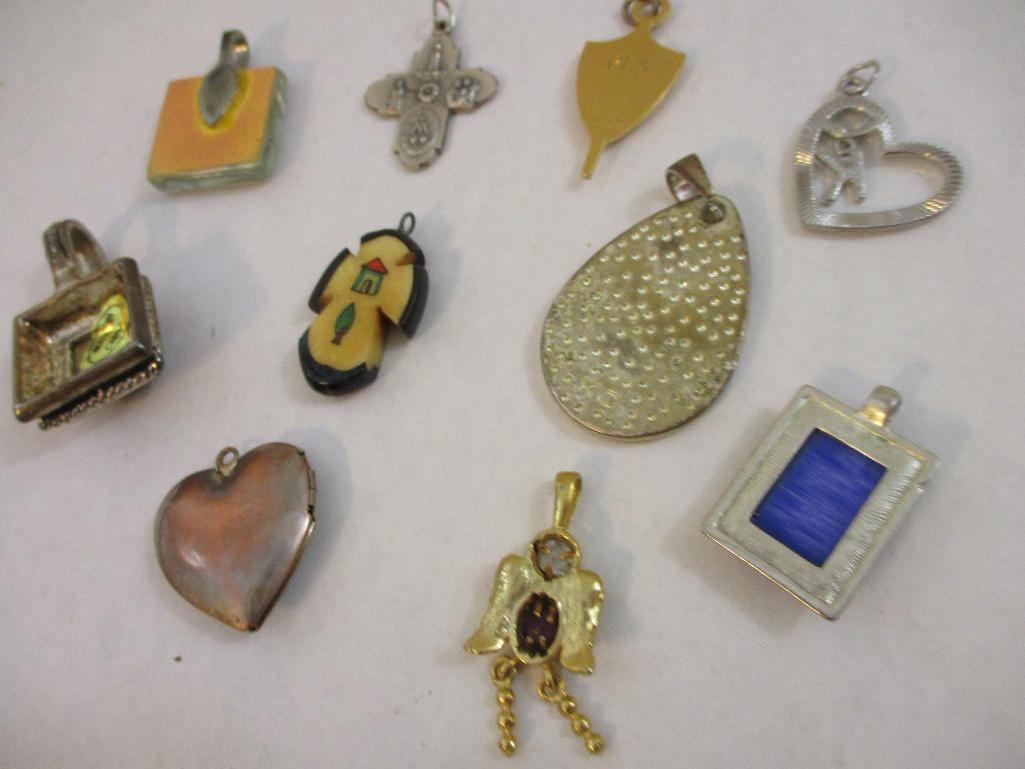 Assorted Pendants including heart, angel, senior 89 and more, 3 oz