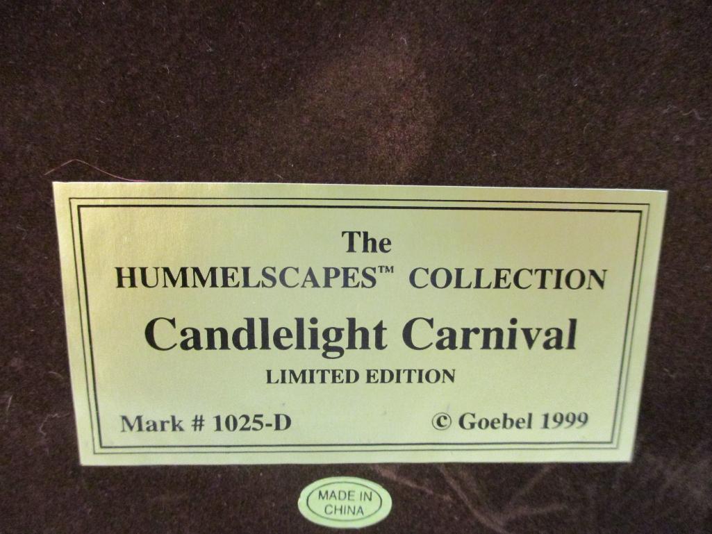 HummelScapes Collection Candlelight Carnival Limited Edition Display Set, #05537/12000, in original