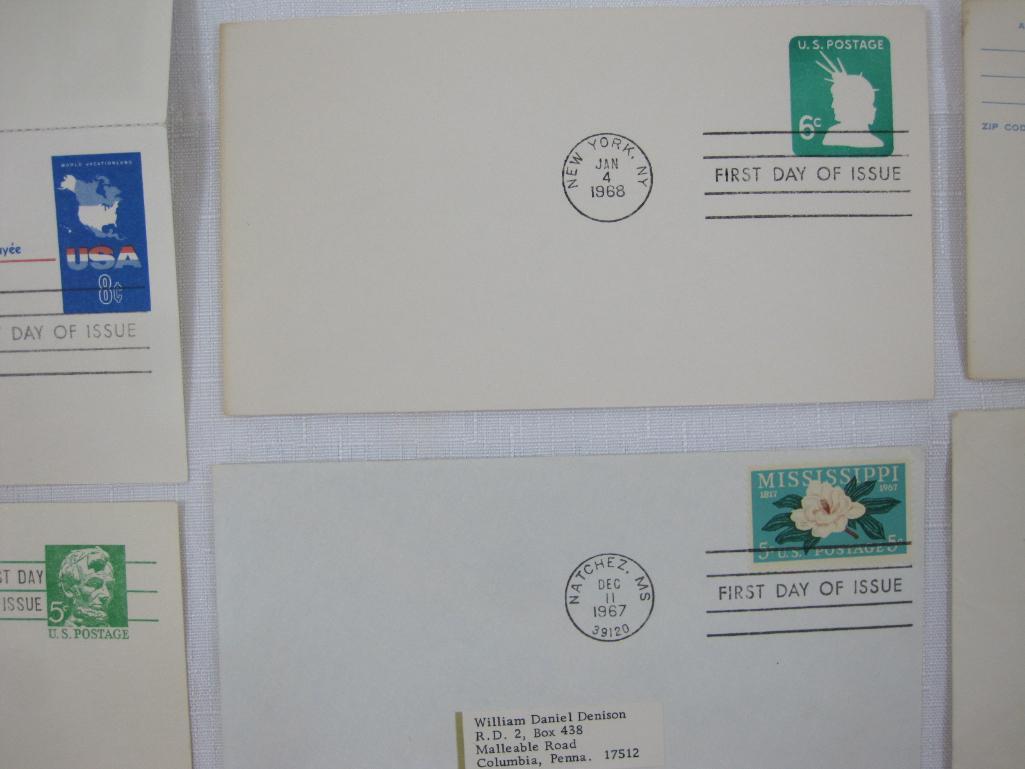 US First Day Covers including 150th Anniversary Illinois Statehood, International Exposition