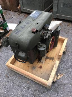 Military Standard Engine 2 Cylinder Air Cooled with shipping crate
