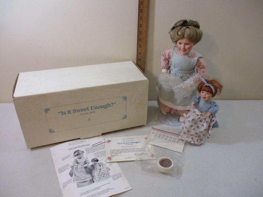 Judy Belle "Is it Sweet Enough?" 2 Doll Set from The Danbury Mint, in original box, 1991, 3 lbs