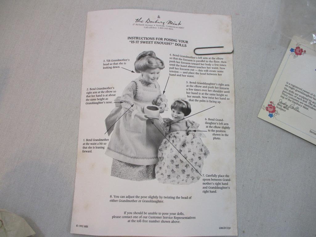 Judy Belle "Is it Sweet Enough?" 2 Doll Set from The Danbury Mint, in original box, 1991, 3 lbs