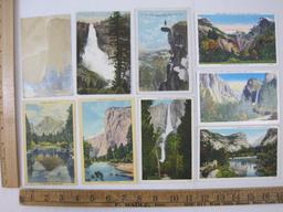 Yosemite National Park Postcards, 1929, 1946 and others
