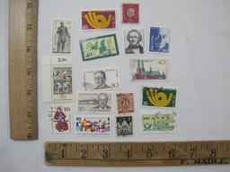 Assorted German Postage Stamps including Matthias Erzberger, Leopold Von Ranke, Ludwig Mies Van Der