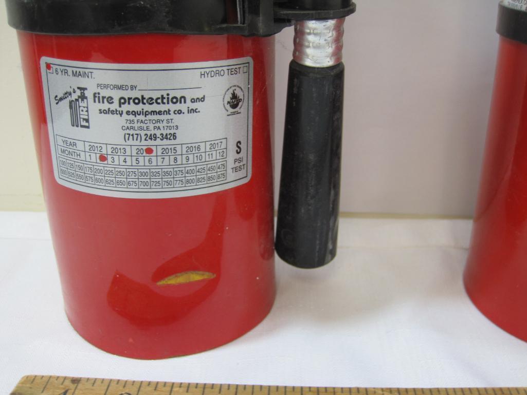 Three Amerex Fire Extinguishers, NOT Commercially Certified, 2 Model B402, 1 A443