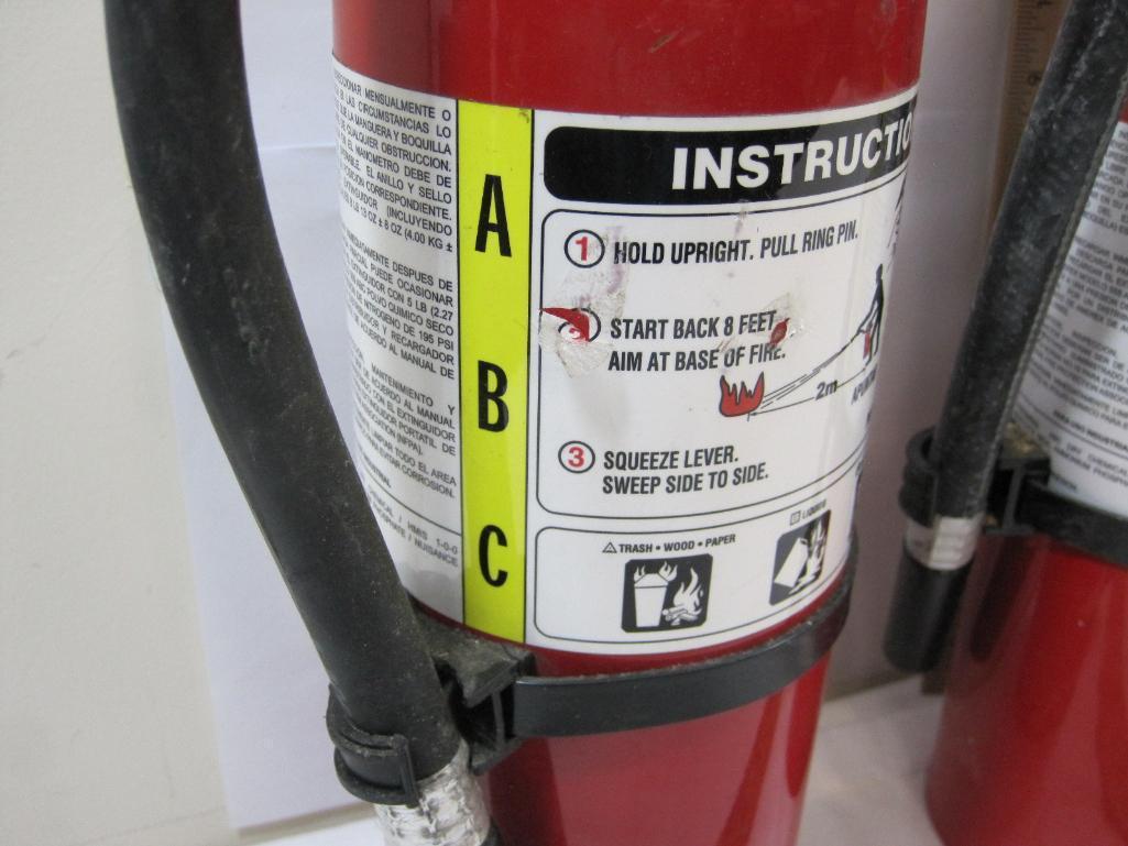 Three Amerex Fire Extinguishers, NOT Commercially Certified, 2 Model B402, 1 A443