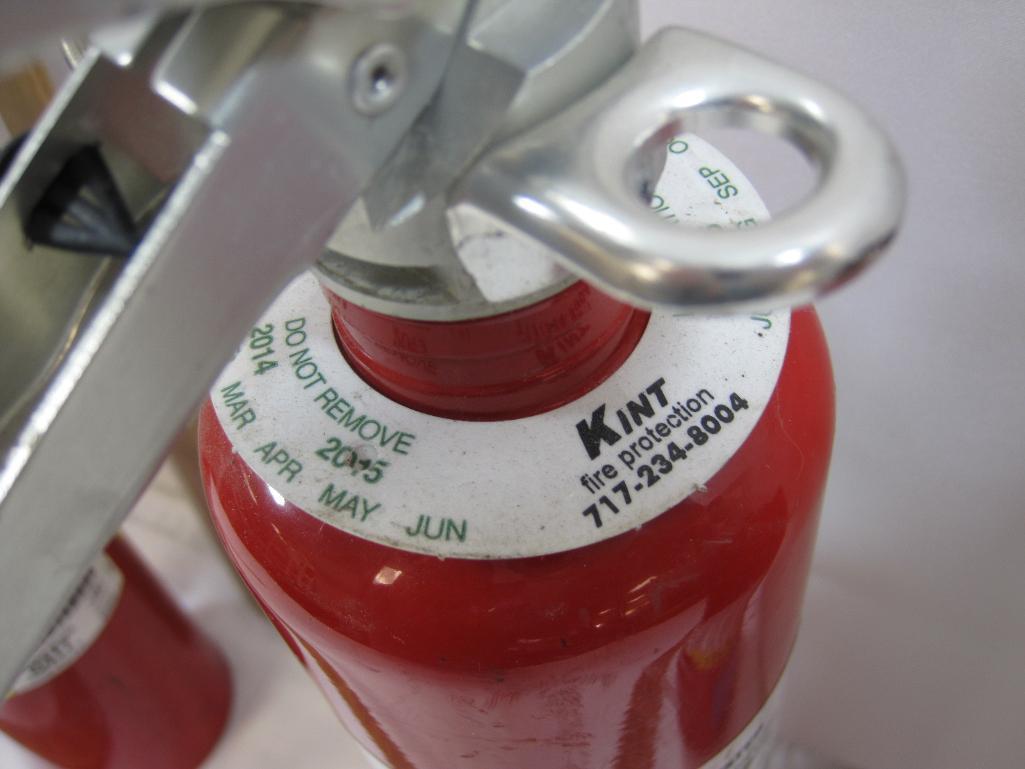 Four Amerex Fire Extinguishers, Not Commercially Certified, 3 Model #B417, 1 #A417842