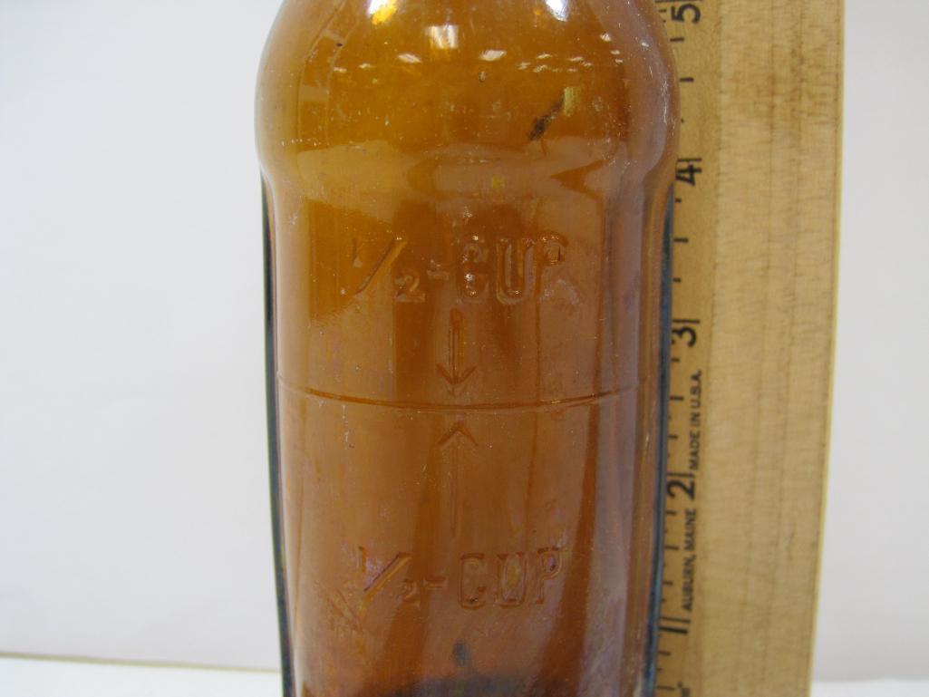 Assorted Vintage Glass Bottles, see pictures for details