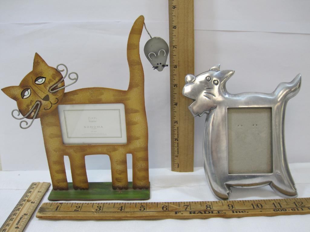 Cat and Dog Standing Picture Frames