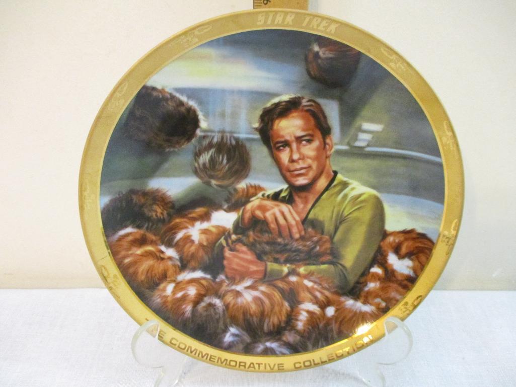 The Trouble with Tribbles First Issue Collectible Plate in Star Trek The Commemorative Collection by