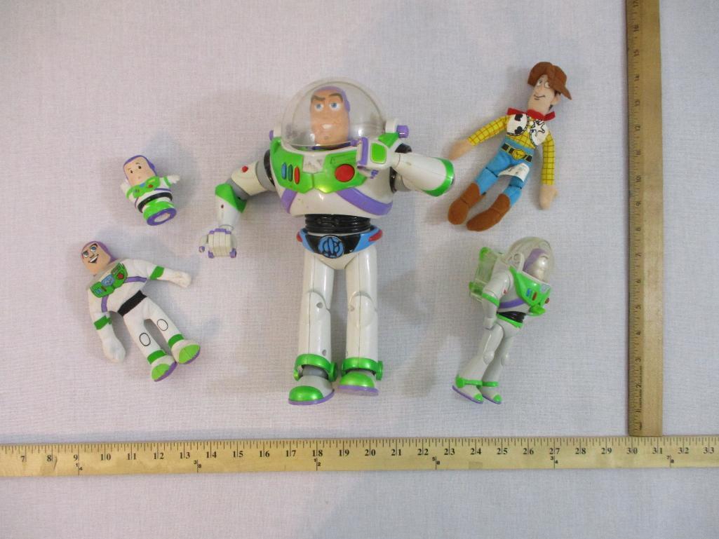 Assorted Toy Story Buzz and Woody Toys and Action Figures, 1 lb 10 oz