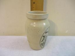 Vintage Virol Stoneware Jar, A preparation of Bone-Marrow an ideal fat food for children & invalids,