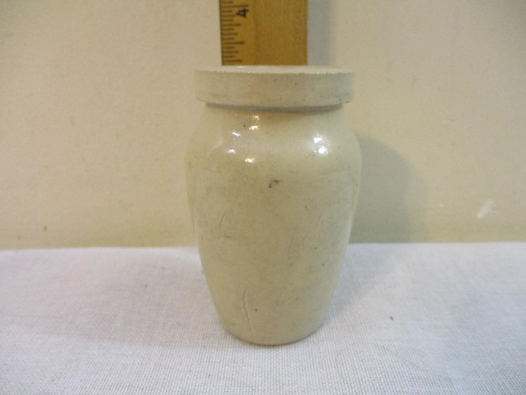 Vintage Virol Stoneware Jar, A preparation of Bone-Marrow an ideal fat food for children & invalids,