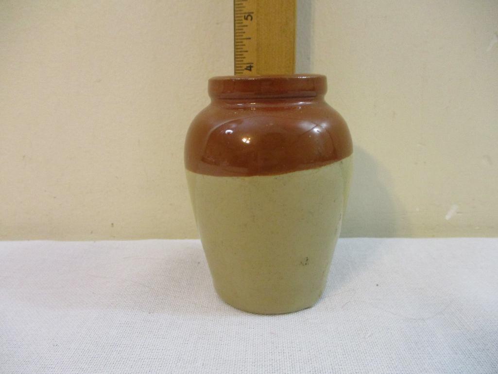 Vintage Hailwood's Manchester Rich Cream Stoneware Jar, 11 oz