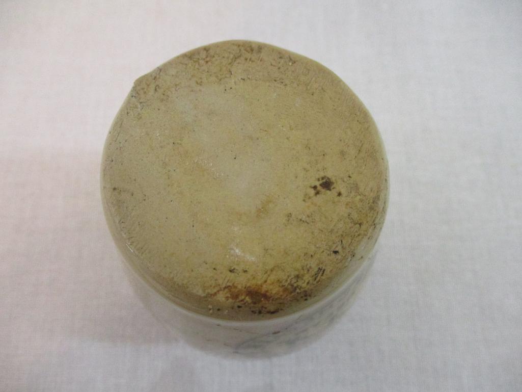 Vintage Hailwood's Manchester Rich Cream Stoneware Jar, 11 oz
