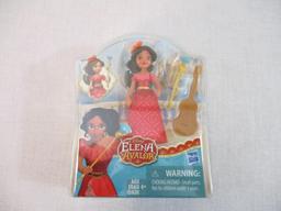 Two Disney's Elena of Avalor Figures, 2016 Hasbro, new in packages, 4 oz