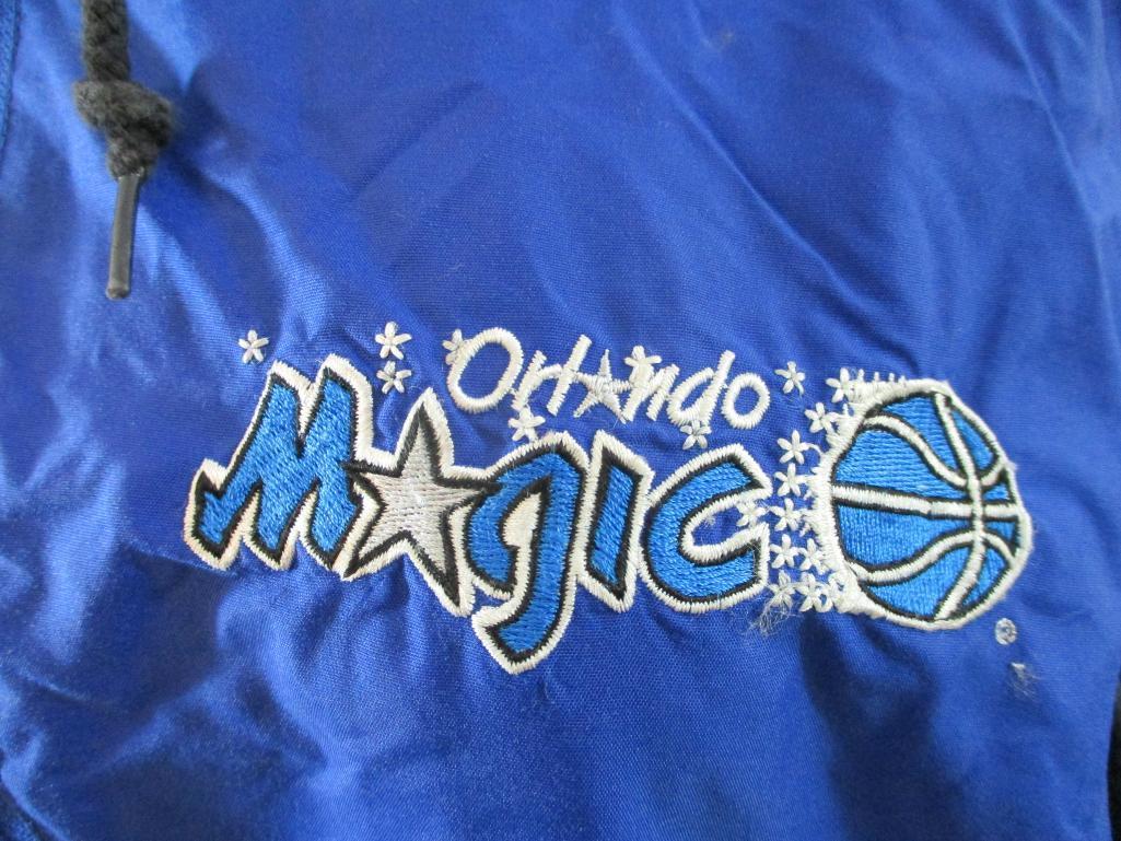 Orland Magic (NBA) Nylon Windbreaker Quarter Zip Jacket, In the Paint Basketball Gear, Size XL, 10