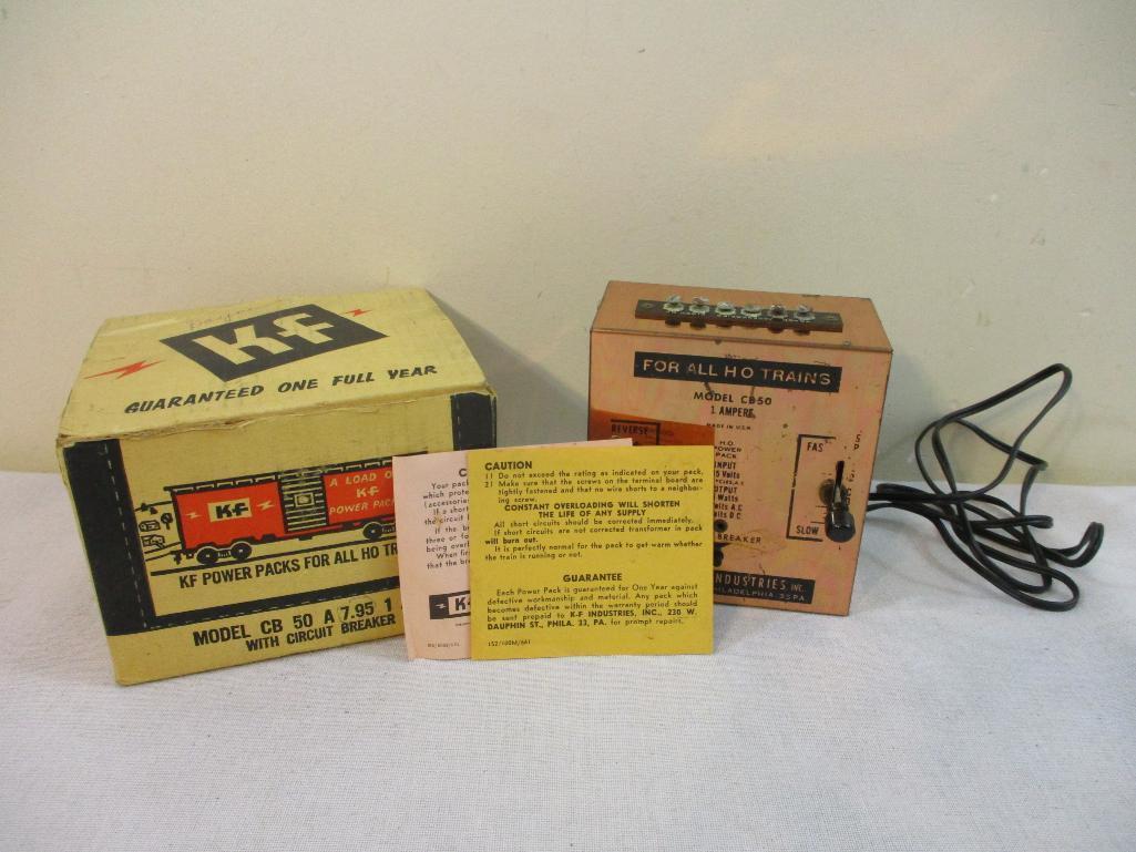 Model CB 50 A 7.95 1 AMP Power Pack with Circuit Breaker for HO Trains, in original box, 2 lbs 7 oz