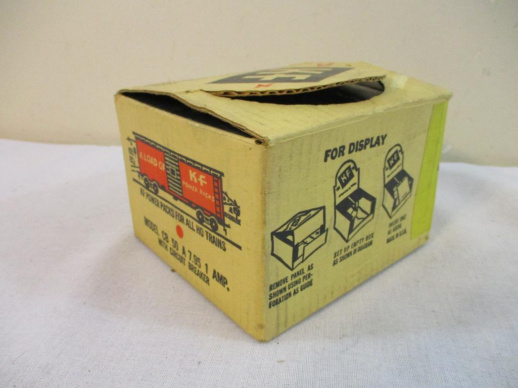 Model CB 50 A 7.95 1 AMP Power Pack with Circuit Breaker for HO Trains, in original box, 2 lbs 7 oz