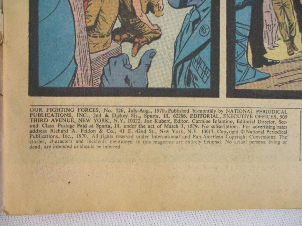 Three DC Comics: Detective Comics Presents Batman and Robin No. 403 Sept 1970, Our Fighting Forces