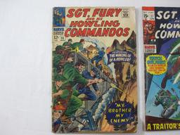 Sgt. Fury and His Howling Commandos Issue 77 Apr 1970 and Issue 36 Nov 1966