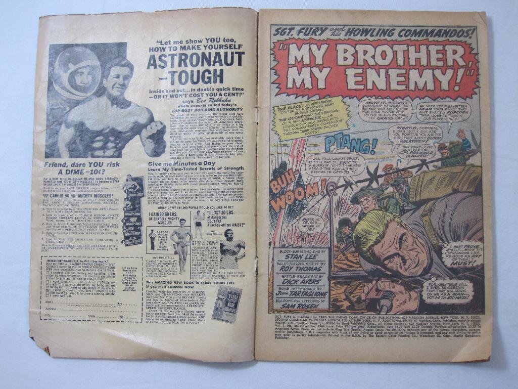 Sgt. Fury and His Howling Commandos Issue 77 Apr 1970 and Issue 36 Nov 1966