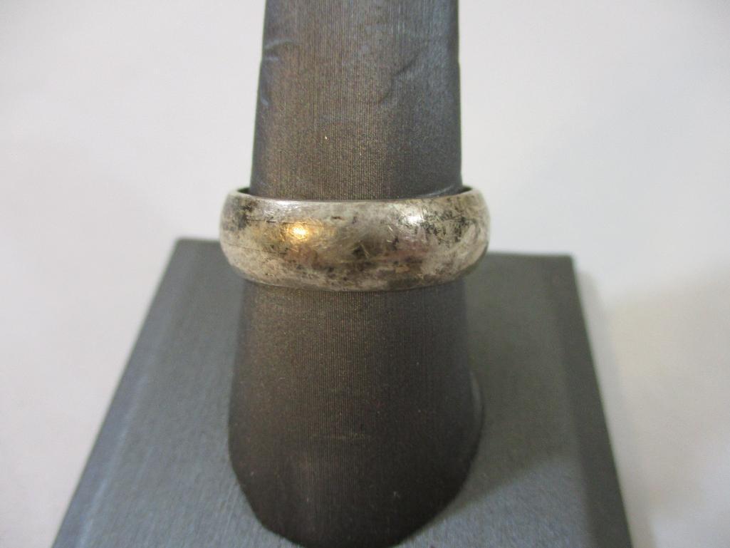 Sterling Silver Ring, size 9.5, .21 ozt