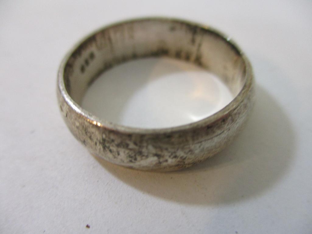 Sterling Silver Ring, size 9.5, .21 ozt