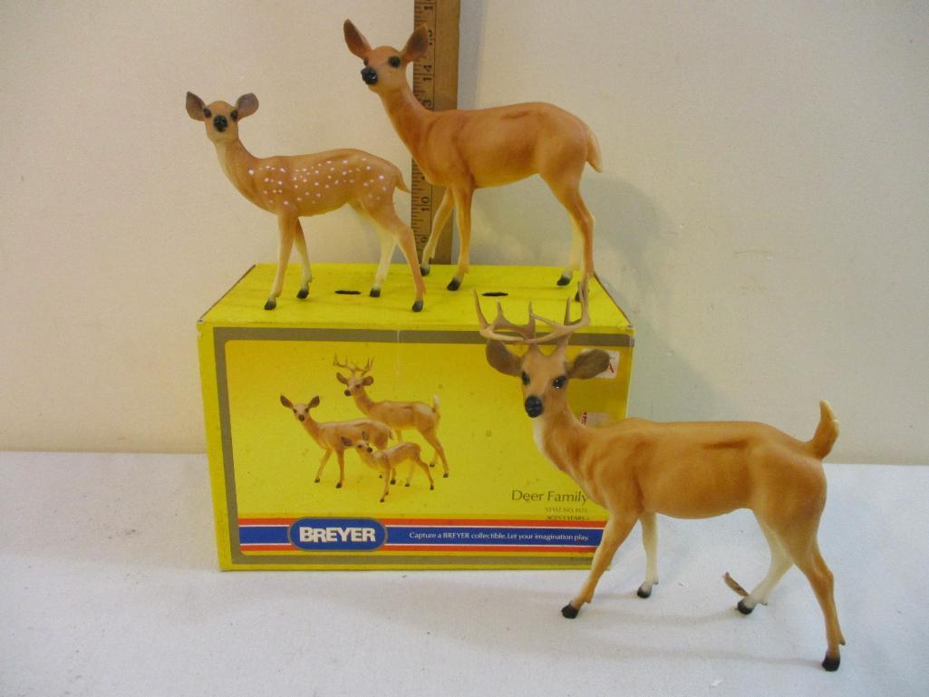 Breyer Deer Family, in original box, 1 lb 4 oz