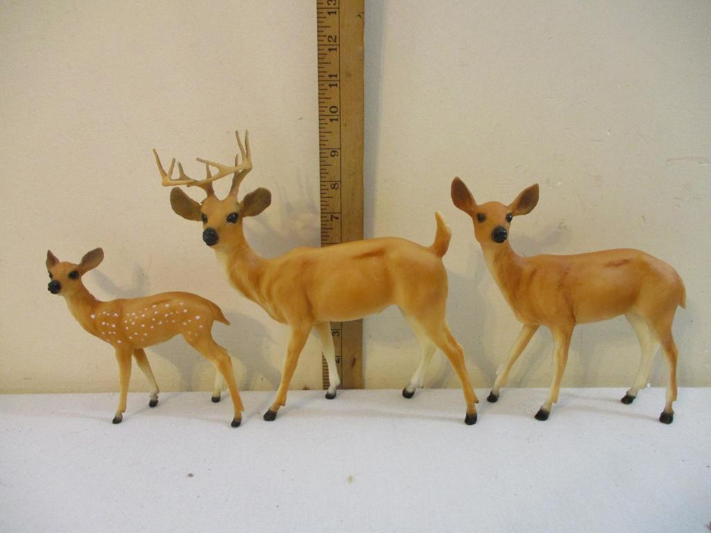 Breyer Deer Family, in original box, 1 lb 4 oz