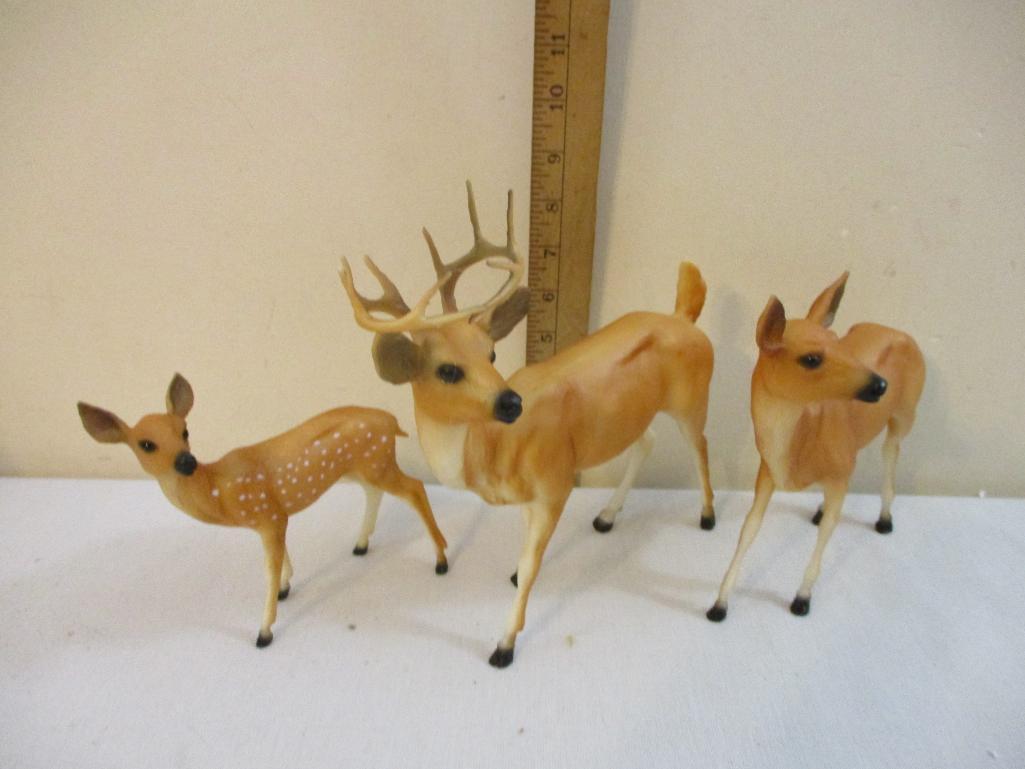 Breyer Deer Family, in original box, 1 lb 4 oz