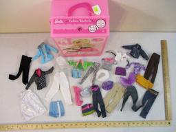 Barbie Fashion Wardrobe with Assorted Doll Clothing, 2 lbs 1 oz