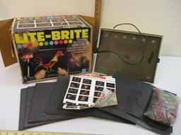 Vintage Lite-Brite in original box, 1978 Hasbro Industries Inc, 3 lbs 11 oz