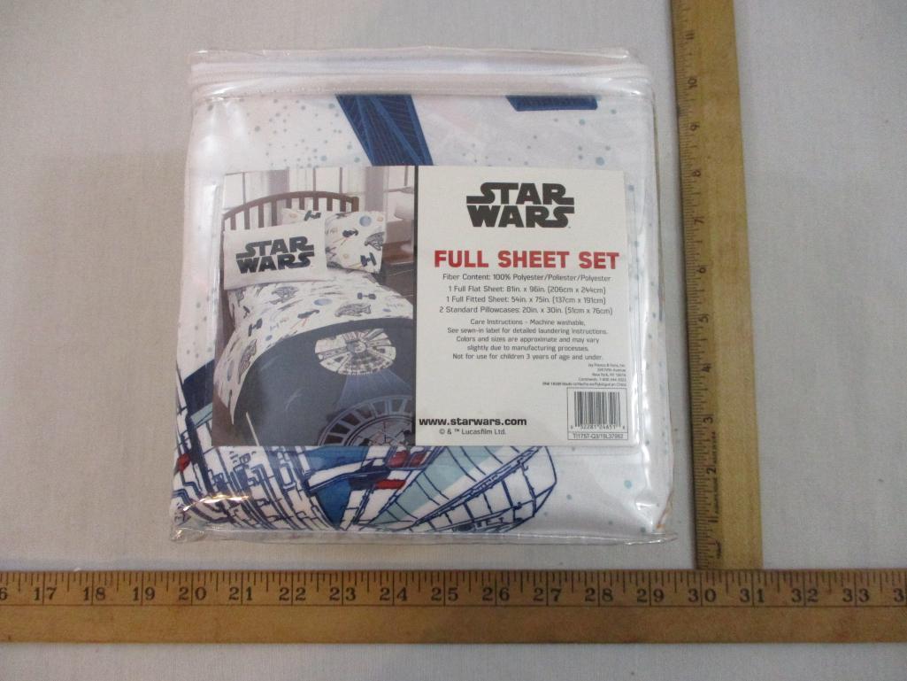 Star Wars Full Sheet Set, new in package, 2 lbs 9 oz