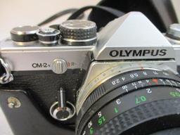 Olympus OM-2 Camera, Lens, Accessories, and Carrying Case, 6 lbs 2 oz