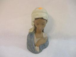 Lladro Matte Madonna Fine Porcelain Figure, made in Spain, 2 lbs