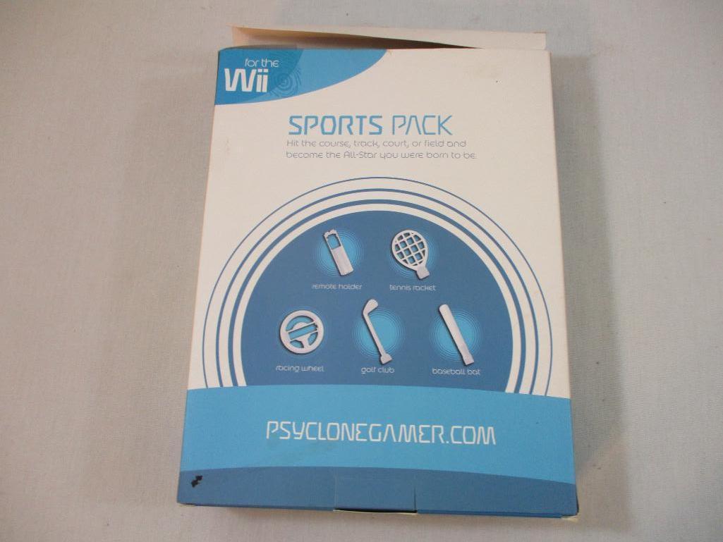 Wii Sports Pack Accessories, in original box, 1 lb 1 oz