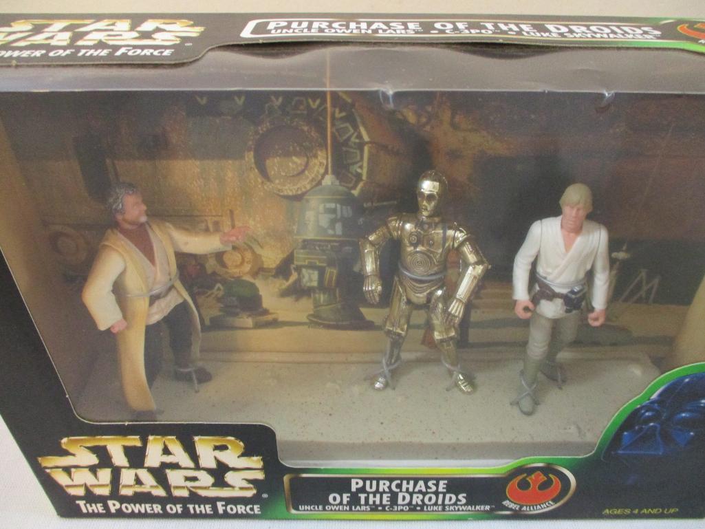 Star Wars The Power of the Force Purchase of the Droids Rebel Alliance Figures, new in box, 1997