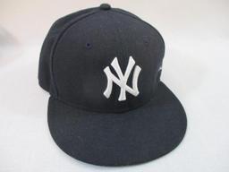 Two New York Yankees Hats including New Fashions of New York and MLB Authentic Collection