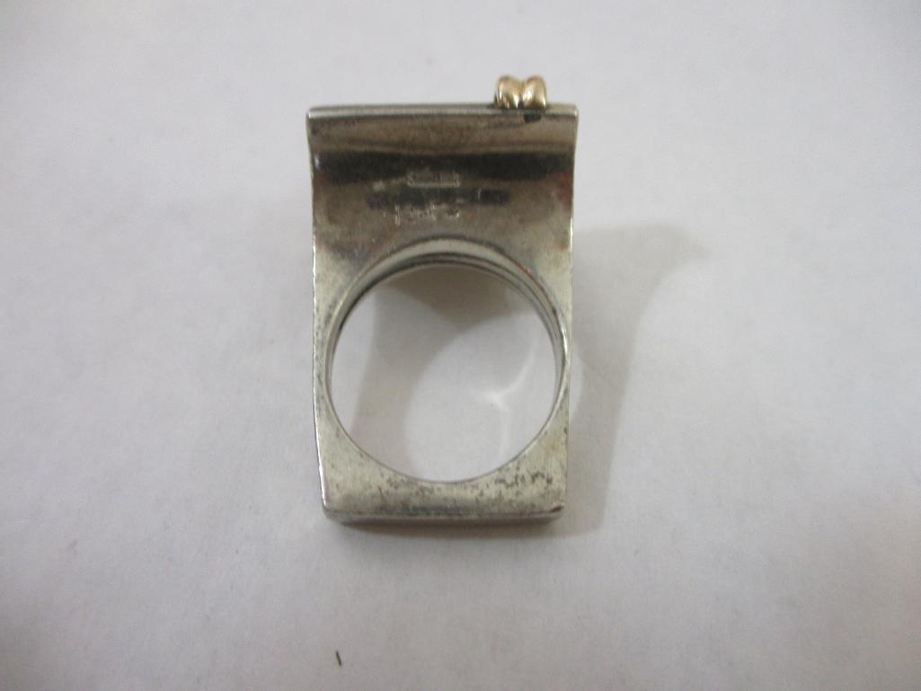 Koret Sterling Silver Ring, size 6.5, .60 ozt