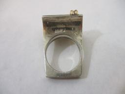 Koret Sterling Silver Ring, size 6.5, .60 ozt