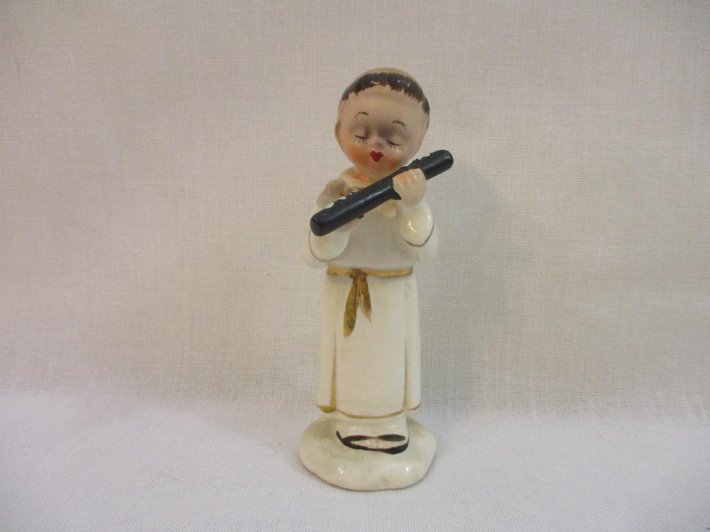 Vintage Chase Handpainted Choir Boy Ceramic Figure, 3 oz