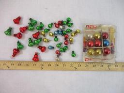 Assorted Glass Miniature Christmas Tree Ornaments, 4oz