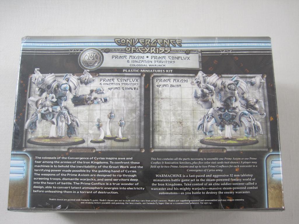 NIB Warmachine Convergence of Cyriss Prime Axiom/Prime Conflux & Ionization Servitors Colossal