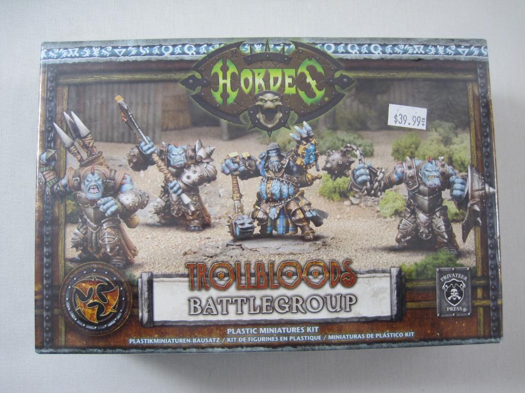 NIB Warmachine Hordes Trollbloods Battlegroup, PIP 71099, plastic