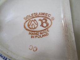 Boleslawiec Pottery Divided Tray, Hand Made in Poland