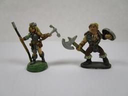 Two Ral Partha Barbarian miniatures, 2oz