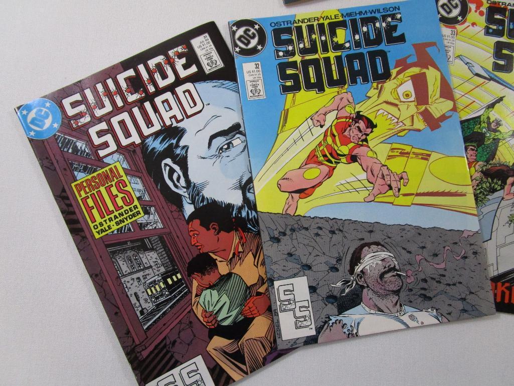 DC Comics Suicide Squad 1989 The Janus Directive 2- No27, 8- No 29, 10- No 30 with Suicide Squad Jul