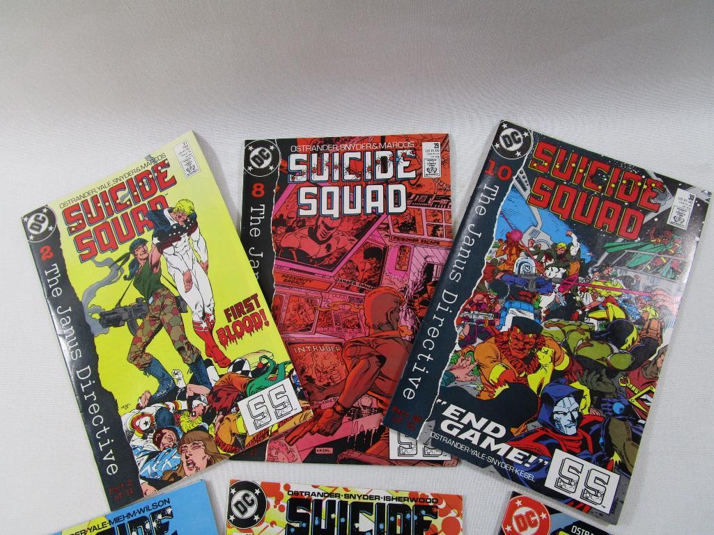 DC Comics Suicide Squad 1989 The Janus Directive 2- No27, 8- No 29, 10- No 30 with Suicide Squad Jul